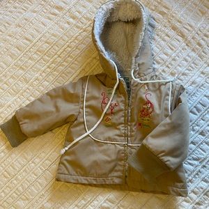 Vintage embroidered toddler coat